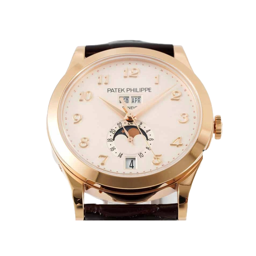 Reptime Patek Philippe Complications 5396R-012 “Rose Gold Silvery Dial”  Replica 1: Stretchable 376