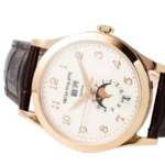 Reptime Patek Philippe Complications 5396R-012 “Rose Gold Silvery Dial”  Replica 1: Stretchable 376