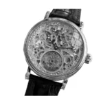 Reptime WaterResistant Patek Philippe Grand Complications P83000 Tourbillon Silver Dial Perfect Clone Quality 374