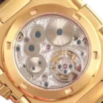 Reptime Patek Philippe Nautilus 5711 Tourbillon “Jumbo” Yellow Gold Dial Signature Replica 1: Durable 397