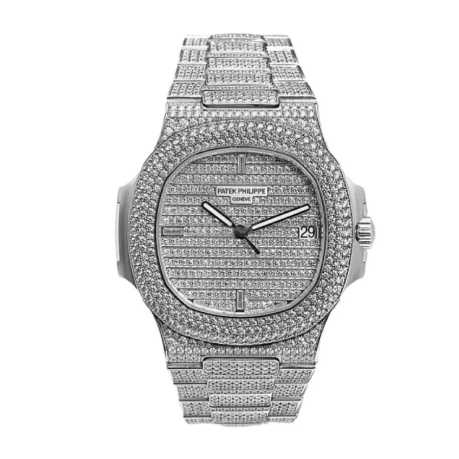 Patek Philippe Nautilus 5719 10G-010 “Diamond” Swiss Super Clone Upgraded 411