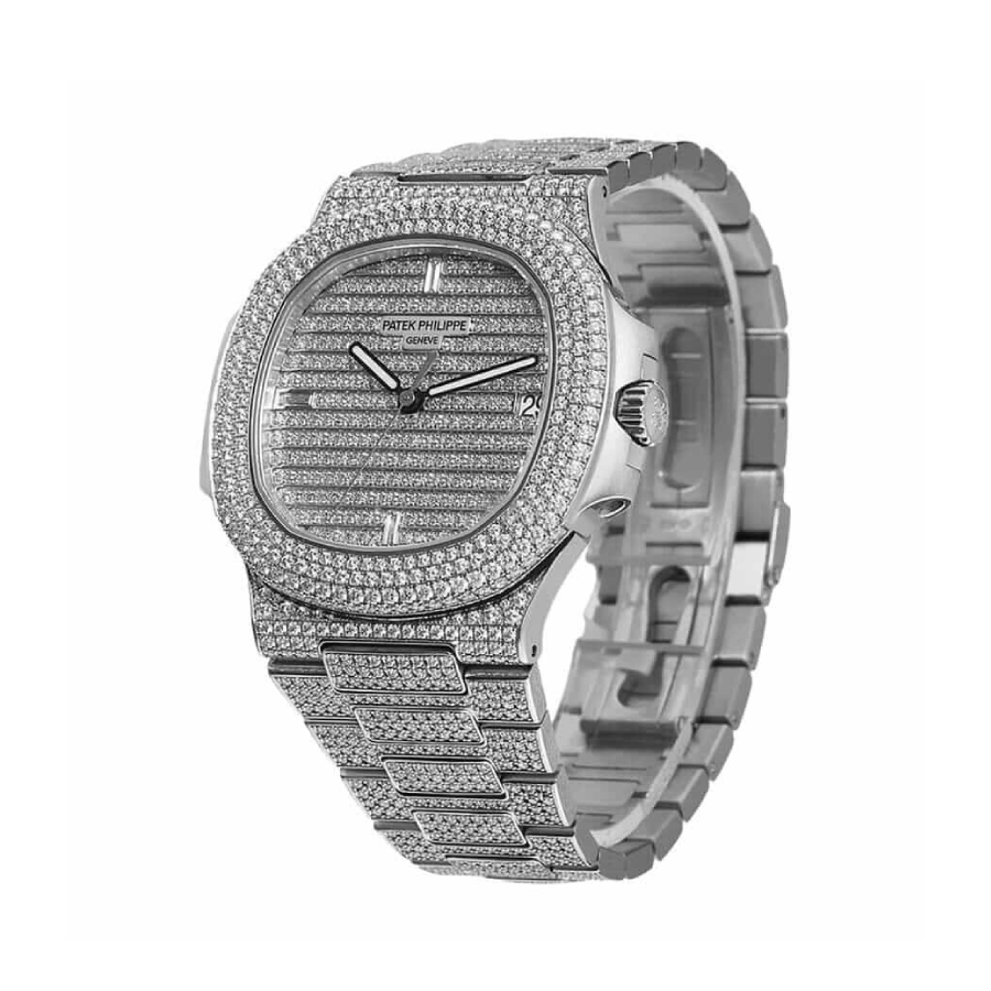 Reptime Patek Philippe Nautilus 5719 10G-010 “Diamond” Swiss Super Clone Upgraded 411