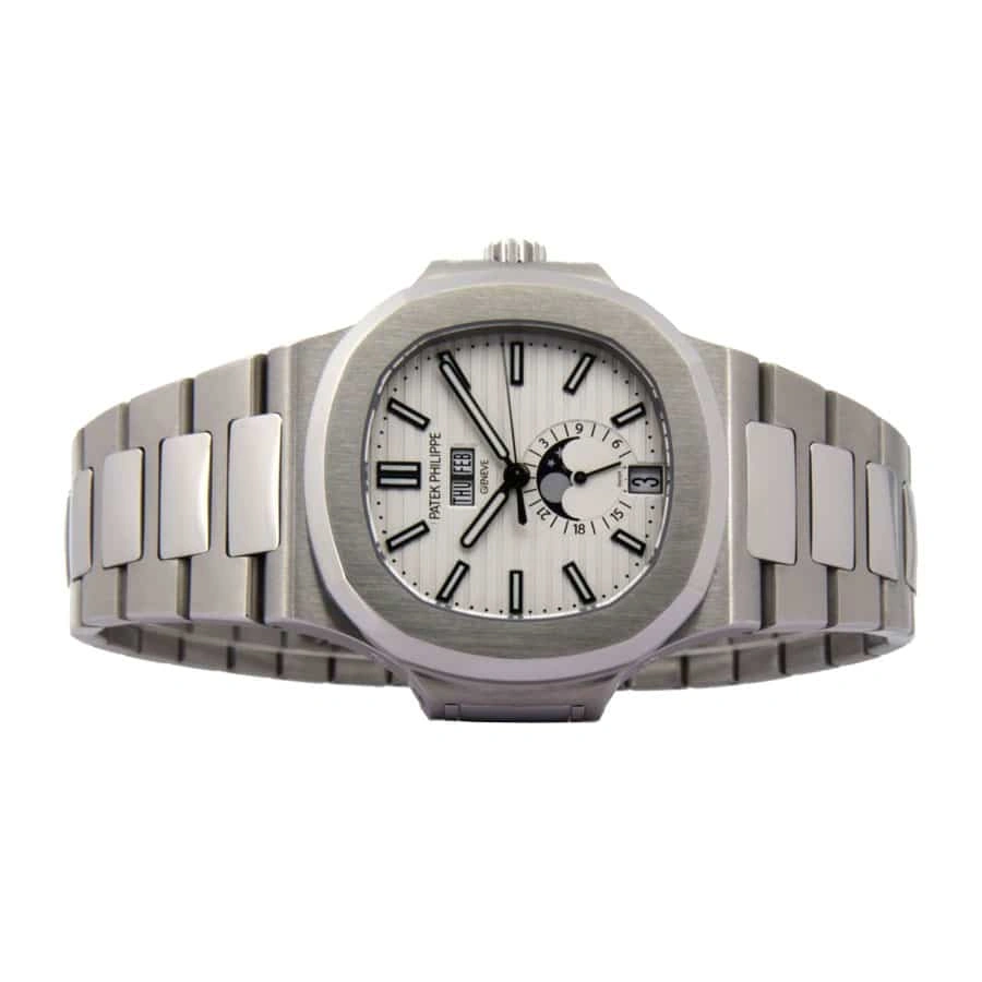 Reptime Patek Philippe Nautilus Annual Calendar 5726 “White Dial” Super Accurate Clone RelaxedFit 427
