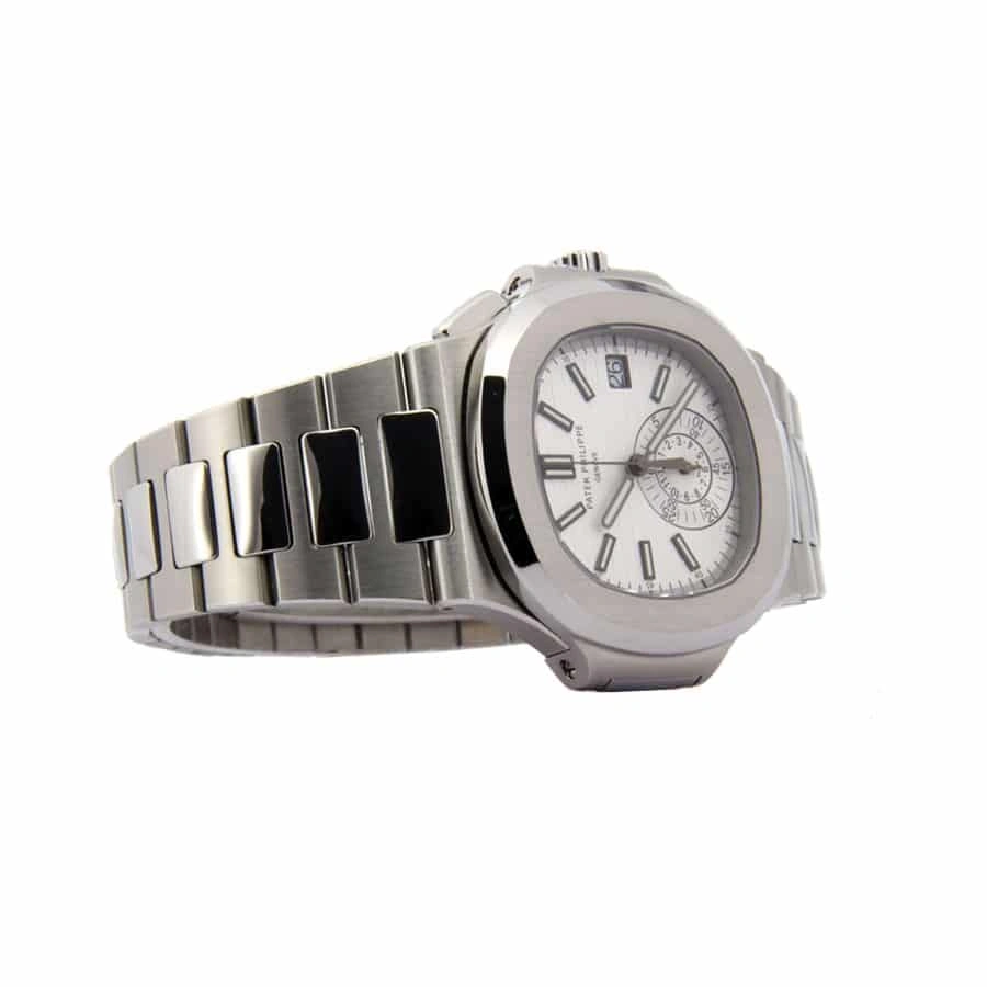 Reptime Patek Philippe Nautilus Chronograph 5980 1A-019 “White Dial” Precision Clone Supportive 428