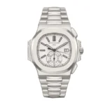 Reptime Patek Philippe Nautilus Chronograph 5980 1A-019 “White Dial” Precision Clone Supportive 428