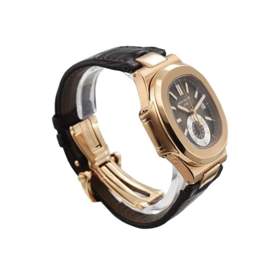 Reptime Patek Philippe Nautilus Chronograph 5980R “Rose Gold” Supreme Copy 1: Sleek 431