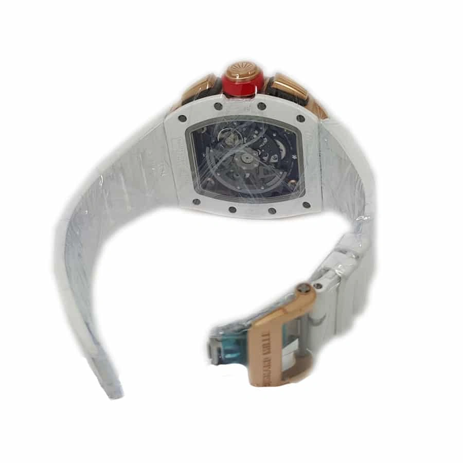 Reptime MultiPurpose Richard Mille RM 011 White Demon Chronograph Ultimate Clone Quality 448