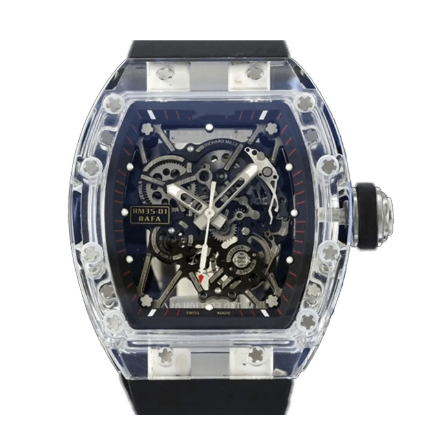 Reptime Reliable Richard Mille RM 35-01 “Black Carbon TPT” Signature Replica 1: 480
