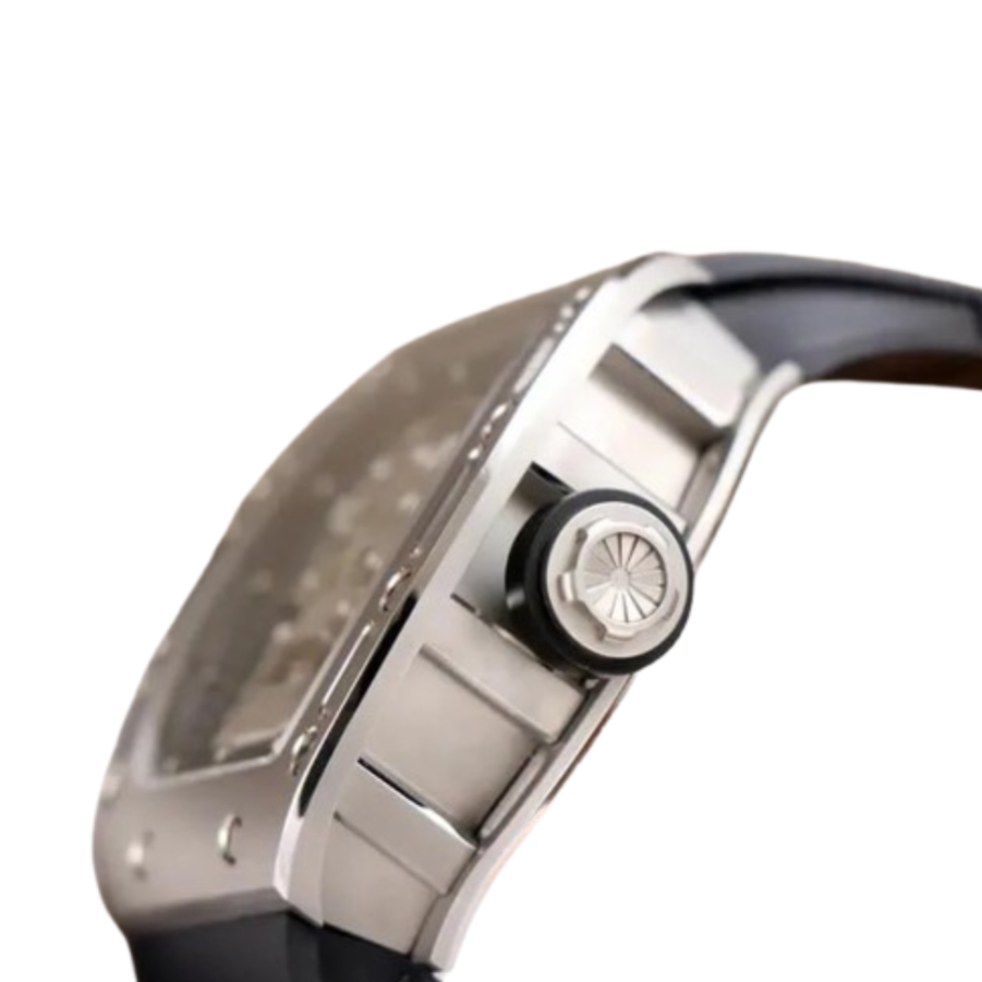 Reptime Richard Mille RM 52-01 Tourbillon “Skull” Grey Exclusive Clone Edition ZipUp 488