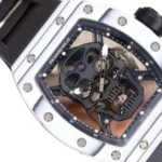 Reptime FlexibleFit Richard Mille RM 52-01 Tourbillon “Skull” White True Replica 1: 490