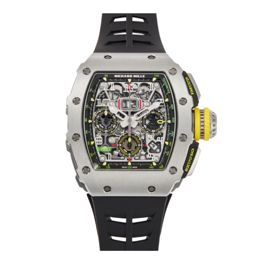 Reptime FlexibleFit Richard Mille RM 56-01 Tourbillon Transparent Authentic Clone 1: 496