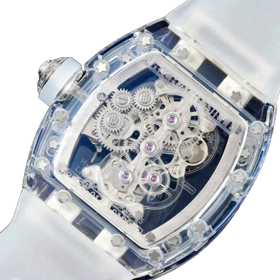 Reptime FlexibleFit Richard Mille RM 56-01 Tourbillon Transparent Authentic Clone 1: 496