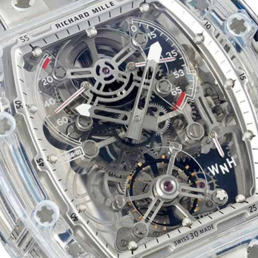 Reptime FlexibleFit Richard Mille RM 56-01 Tourbillon Transparent Authentic Clone 1: 496