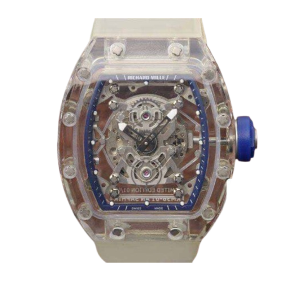 Reptime Richard Mille RM 56-02 Tourbillon Transparent Deluxe Replica Edition FreshLook 499