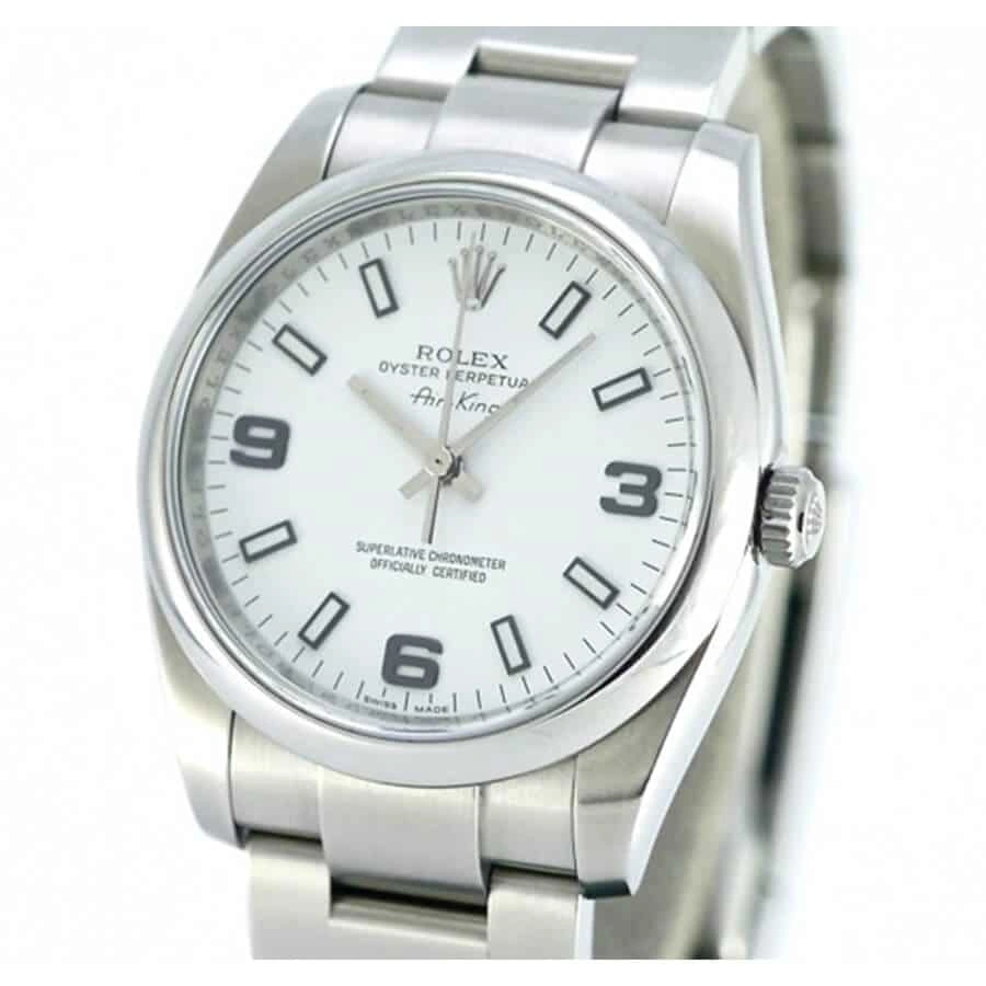Reptime Rolex Air-King Stainless Steel White Dial 114200 Elite Clone Edition Attractive 518