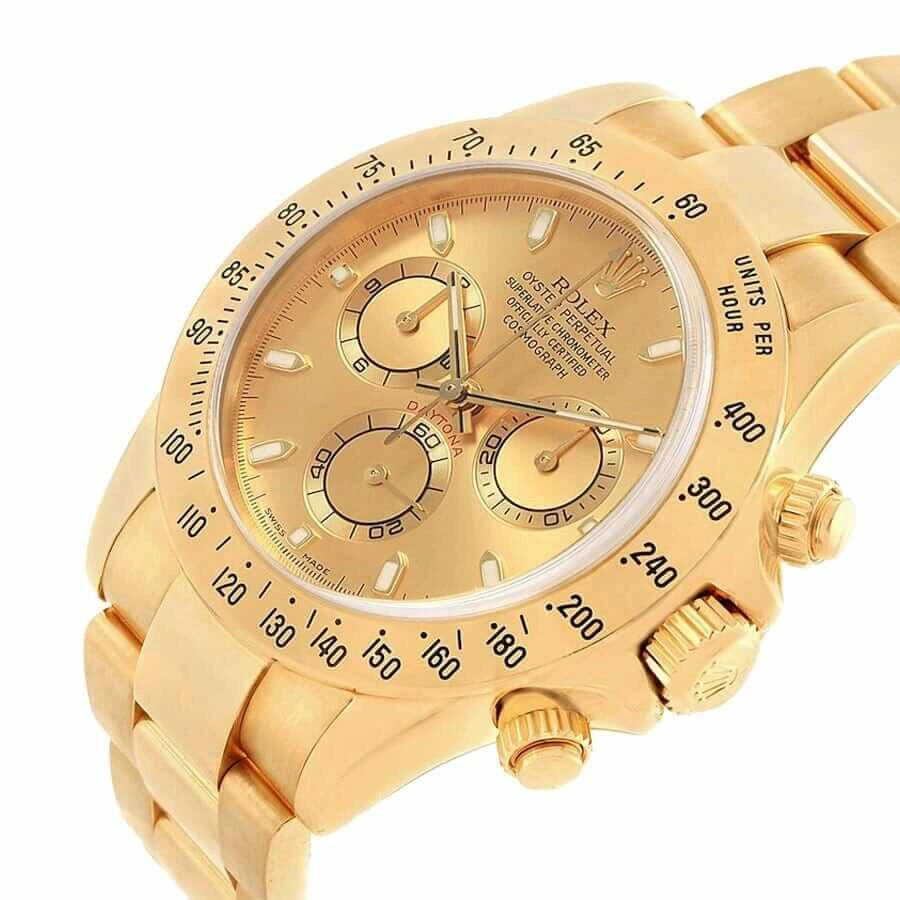 Reptime HighQuality Rolex Cosmograph Daytona 116528 “Yellow Gold” Master Replica 1: 547