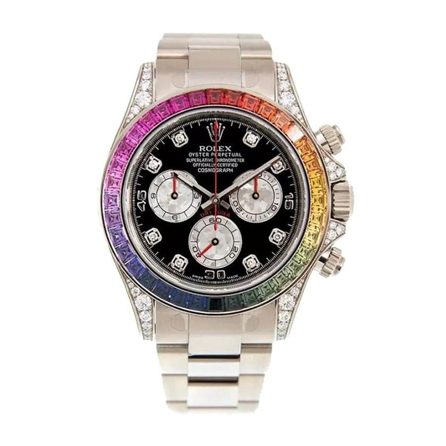 Rolex Cosmograph Daytona 116599RBOW “Black Diamond” Exclusive Clone Edition Seasonal 1048
