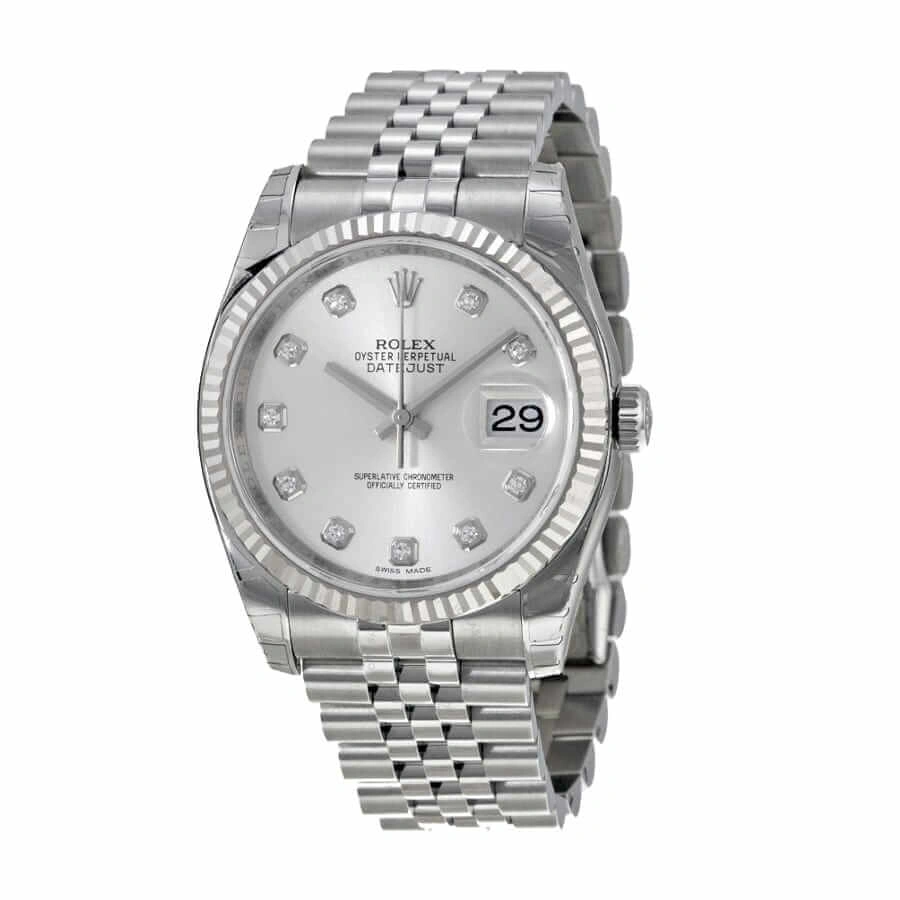 Reptime Premium Rolex Datejust 116234 Silver Dial Perfect Duplicate 1: 564