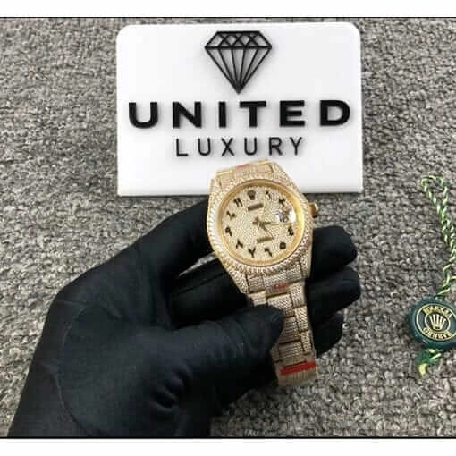 Reptime HighQuality Rolex Datejust 116300 “Iced Out Arabic Dial” Collector’s Copy 1: 566