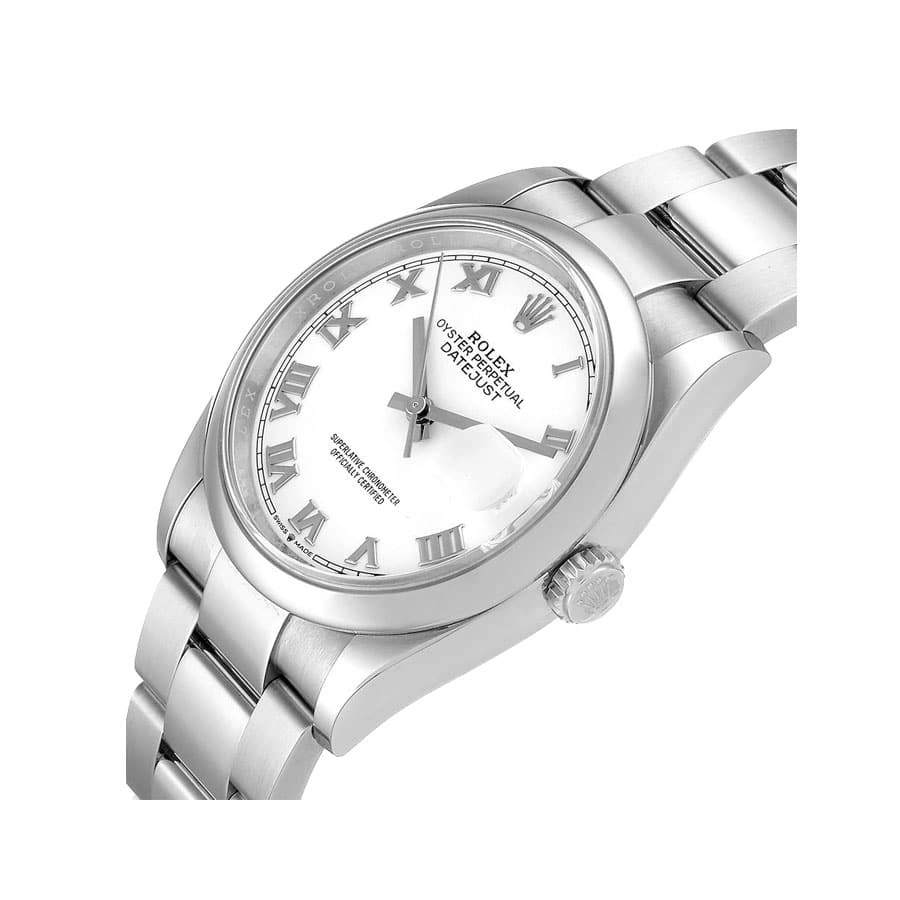 Reptime Rolex Datejust 126200 “White Dial Smooth Bezel” Top Grade Clone 1: SunProtective 576