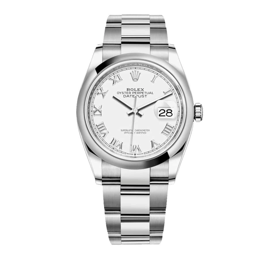 Rolex Datejust 126200 “White Dial Smooth Bezel” Top Grade Clone 1: SunProtective 576