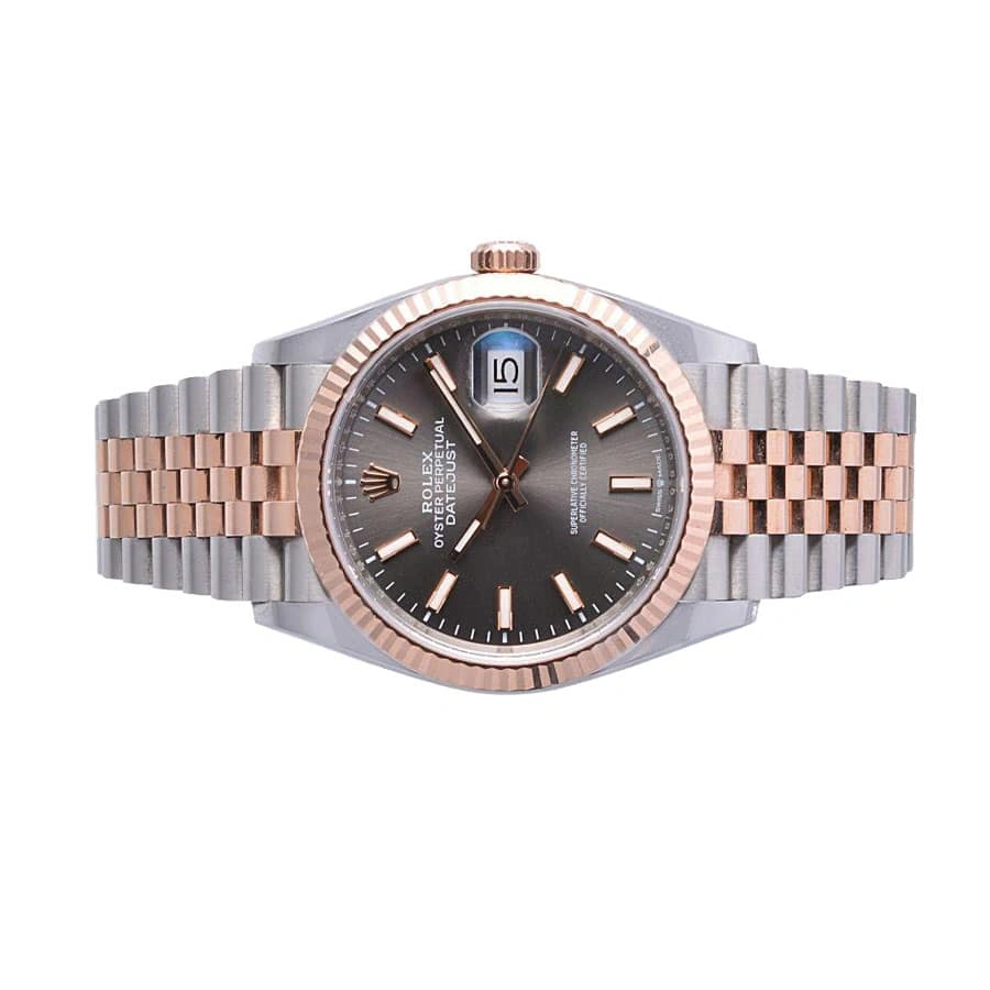 Reptime Compact Rolex Datejust 126231 Two-Tone Fluted Bezel Detailed Replica 583