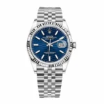Reptime Rolex Datejust 126234 “Blue Dial Jubilee” Luxury Clone Quality FlexibleFit 585