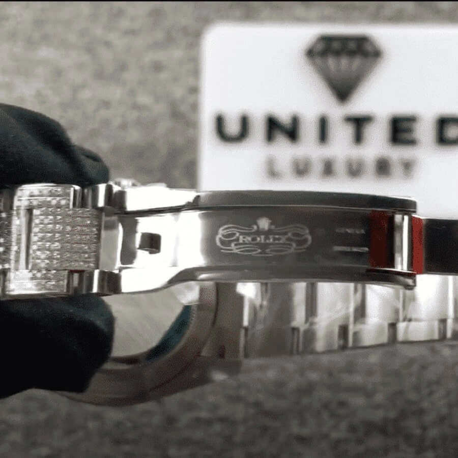 Reptime Rolex Datejust 126300 “Iced Out Blue Dial”  Clone Edition Upgraded 1062