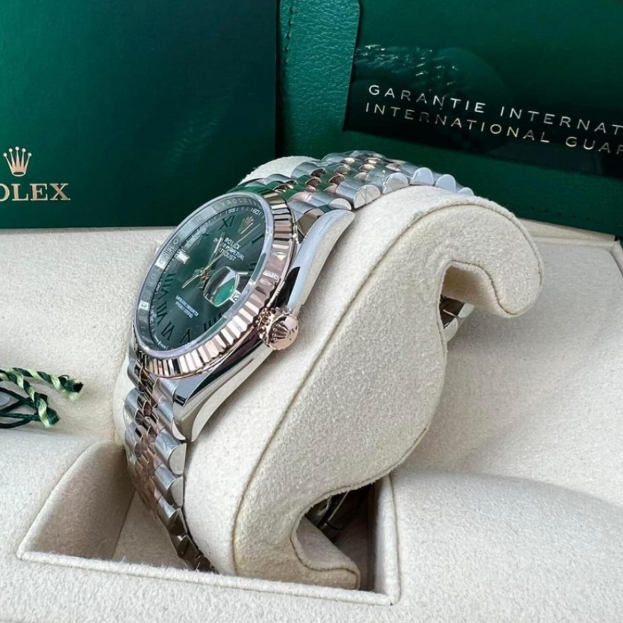 Reptime BestValue Rolex Datejust 126331 “Everose Rolesor Fluted” Perfect Duplicate 1: 614