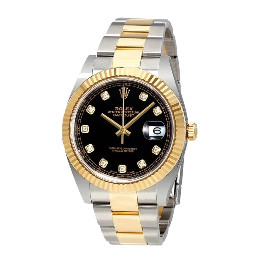 Reptime FastDry Rolex Datejust 126333-0005 Black Dial Signature Replica 1: 626