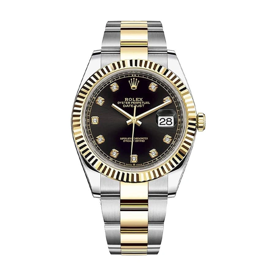 FastDry Rolex Datejust 126333-0005 Black Dial Signature Replica 1: 626