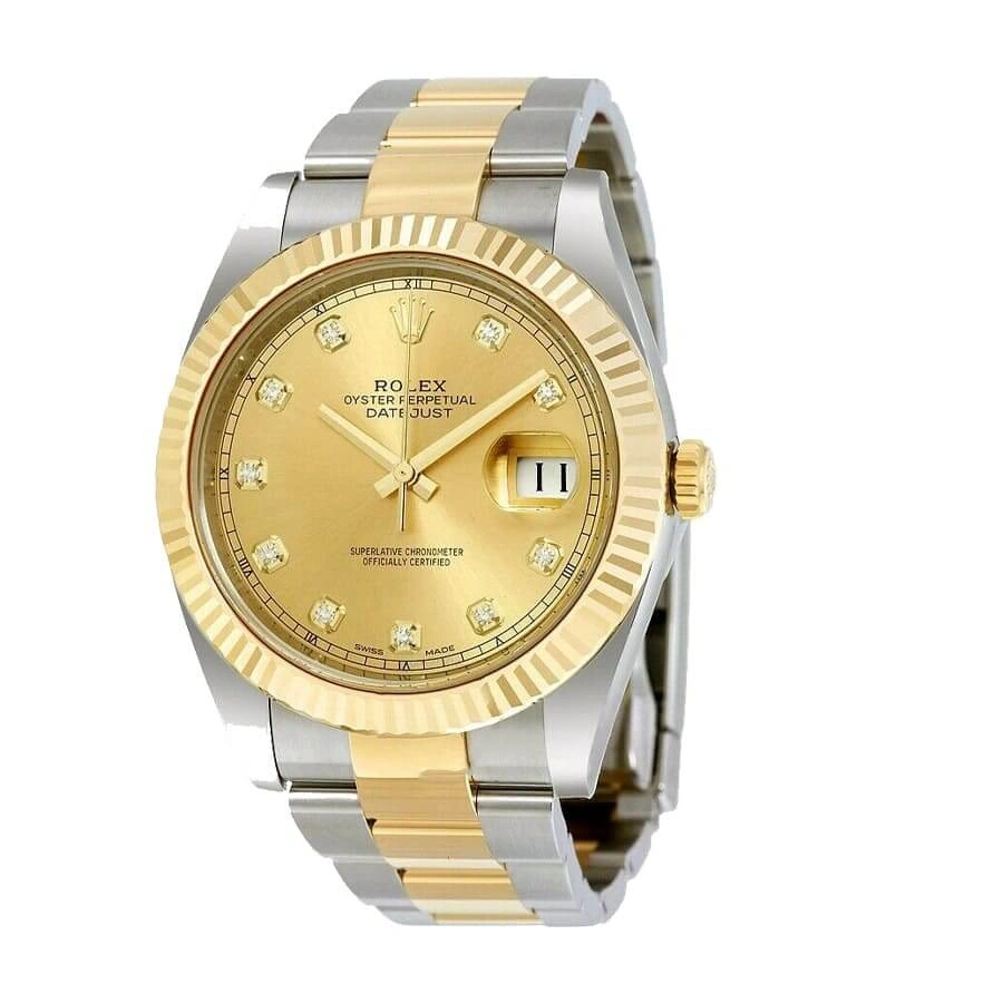 Reptime Rolex Datejust 126333-0011 Champagne Diamond Dial Luxury Clone Quality Comfortable 618