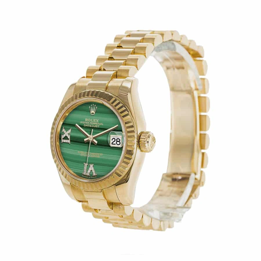 Reptime Rolex Datejust 126333 “Gold Green Dial” Signature Replica 1: SunProtective 1060