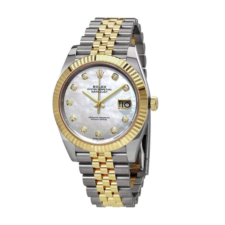 Reptime QuickDry Rolex Datejust 126333 Mother Of Pearl Diamond Dial Ultra Fine Replica 625