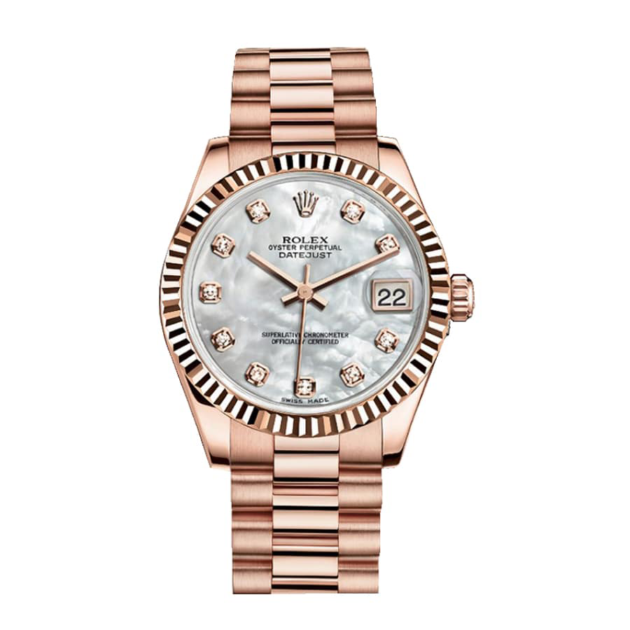 Compact Rolex Datejust 278275 Mother Of Pearl Masterpiece Replica 653