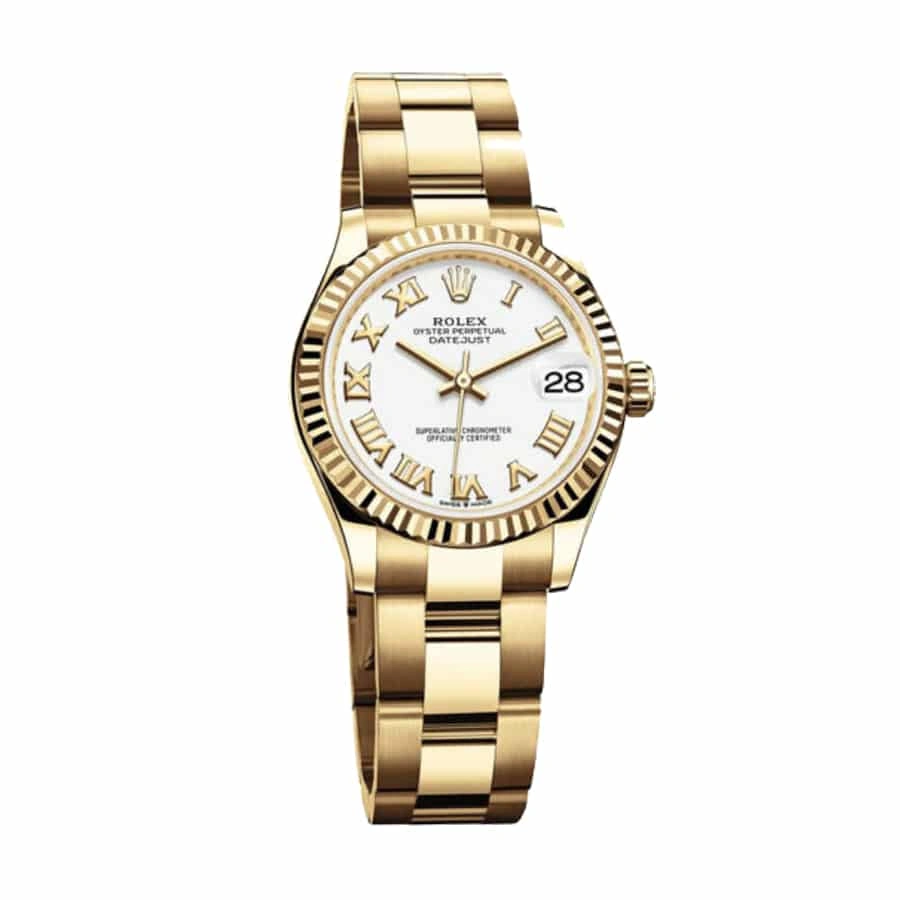 Reptime Rolex Datejust 278278 Yellow Gold Fluted Bezel Top Replica 1: Snug 663