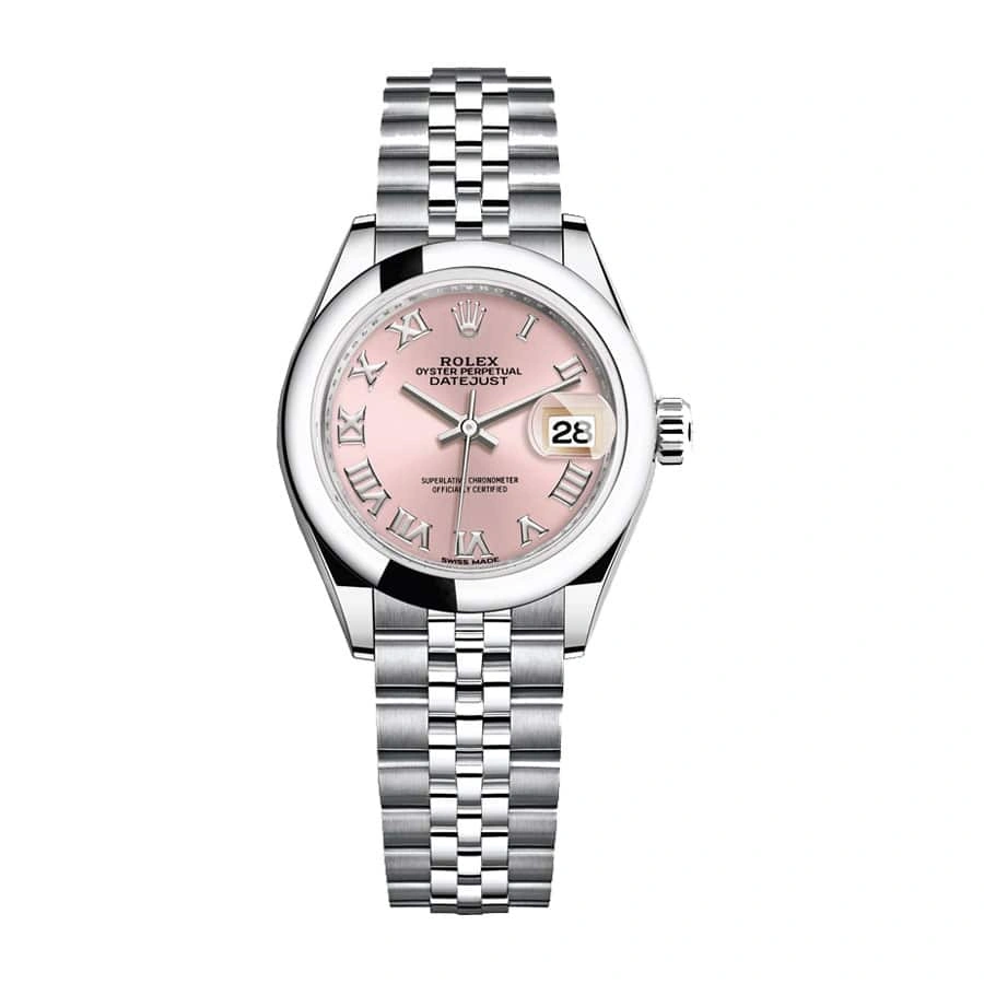 EyeCatching Rolex Datejust 279160 Pink Roman Dial Near  Replica 665