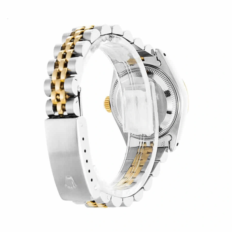 Reptime Youthful Rolex Datejust 69173 Lady Diamond Black Dial  Replica 1: 668