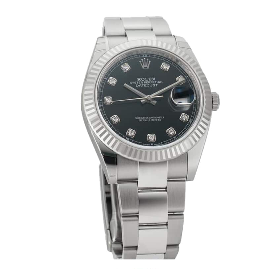Reptime EyeCatching Rolex Datejust Black Diamond 126334 Exact Replica 1: 674