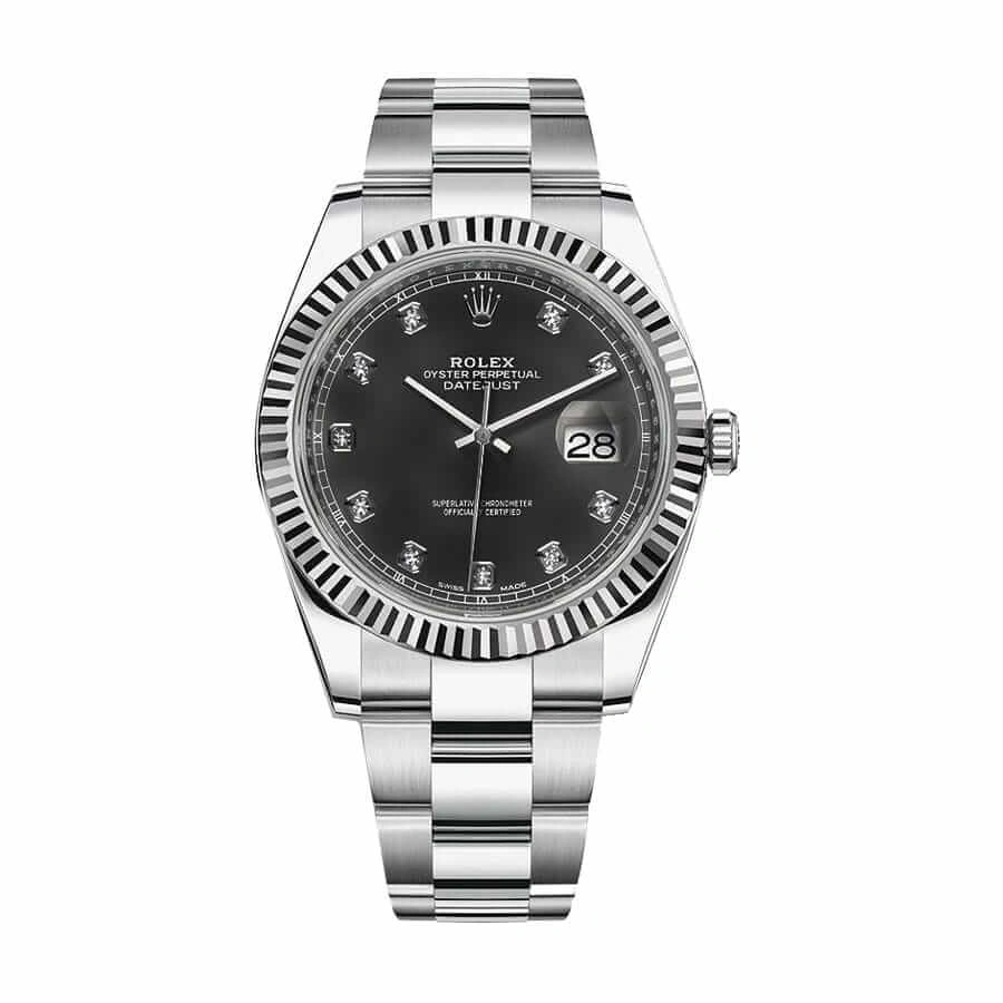 EyeCatching Rolex Datejust Black Diamond 126334 Exact Replica 1: 674