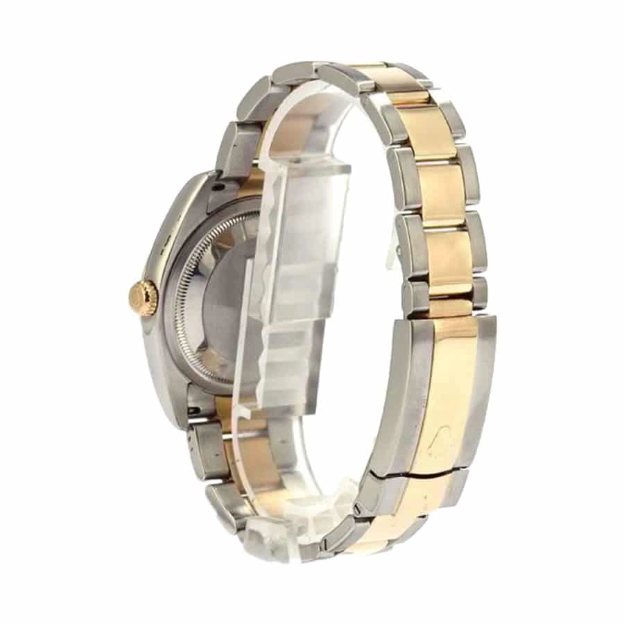 Reptime Rolex Datejust Yellow Gold Black Dial 116203 “Oyster” Master Clone Quality Functional 691