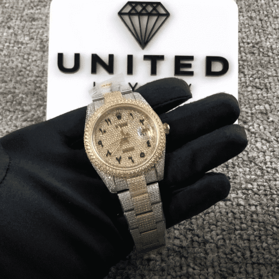 Reptime MultiPurpose Rolex Day-Date 116300 “Arabic Dial” Exact Duplicate Quality 1074