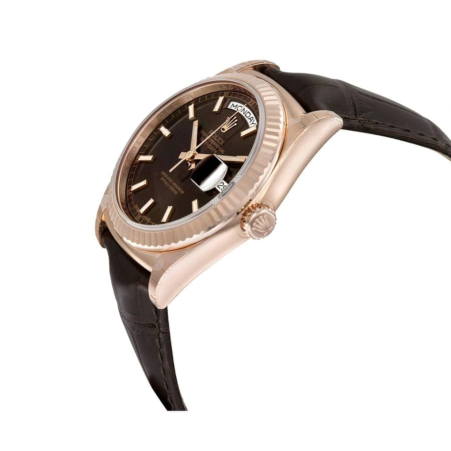 Reptime Affordable Rolex Day-Date 118135-0002 “Brown Dial” Detailed Replica 695