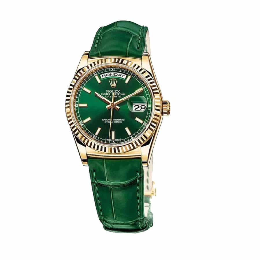 Reptime SunProtective Rolex Day-Date 118138-0003 “Green Dial” Superior Replica 700