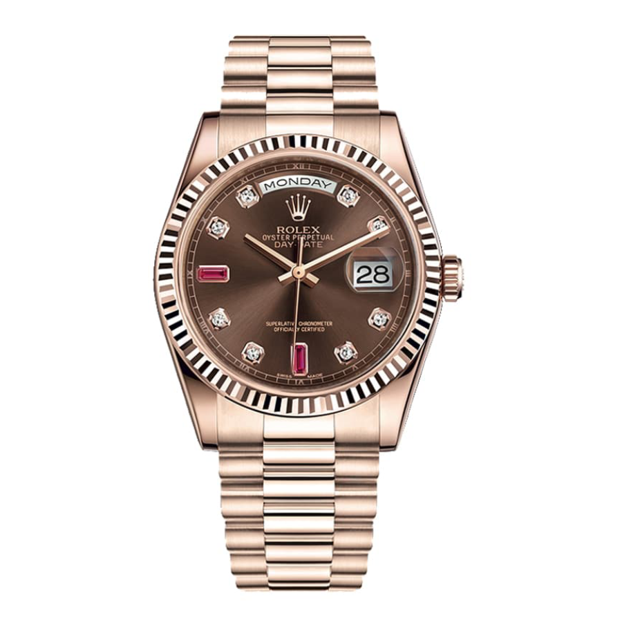 Rolex Day-Date 128235 “Chocolate Dial” Top Grade Clone 1: Resilient 704