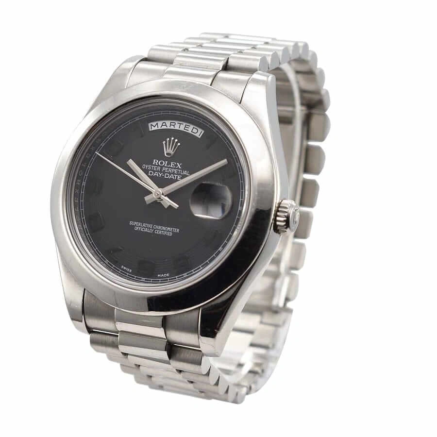 Reptime Resilient Rolex Day-Date 218206 “Black Dial” Supreme Replica Edition 712