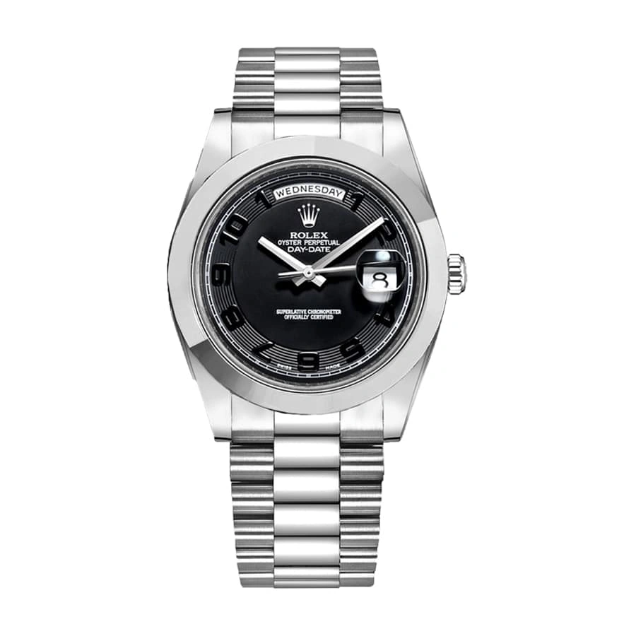 Resilient Rolex Day-Date 218206 “Black Dial” Supreme Replica Edition 712