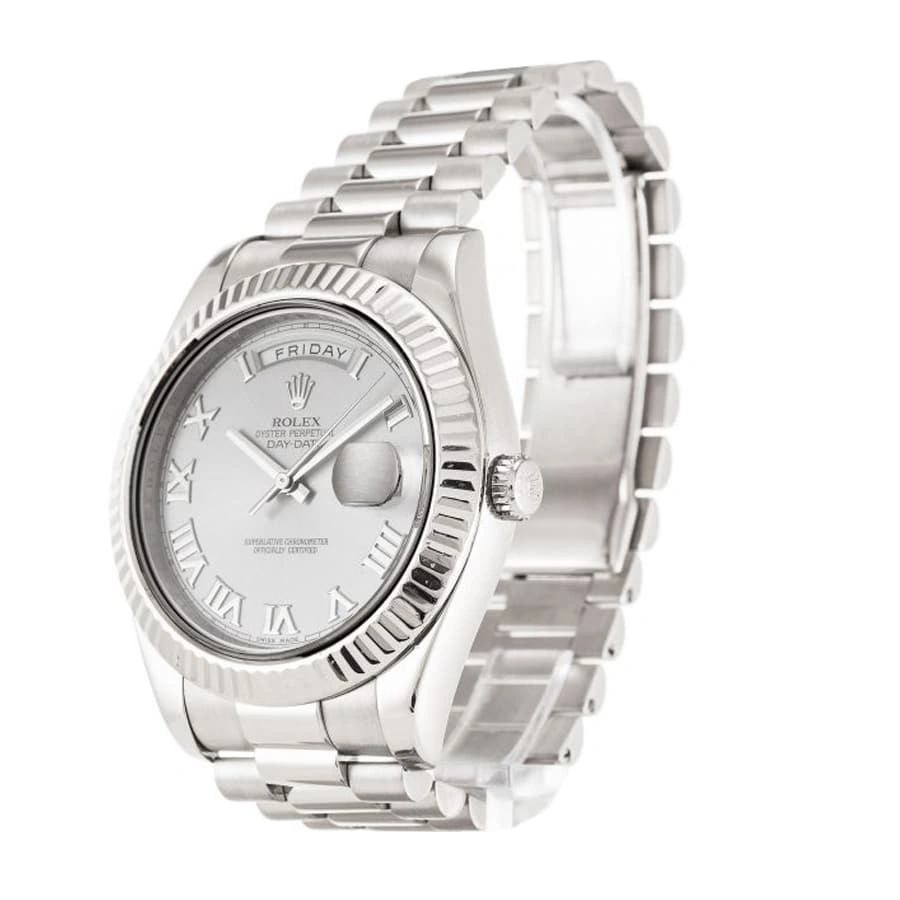 Reptime Rolex Day-Date 218239-0041 “White Roman Dial” First-Class Clone DailyWear 714