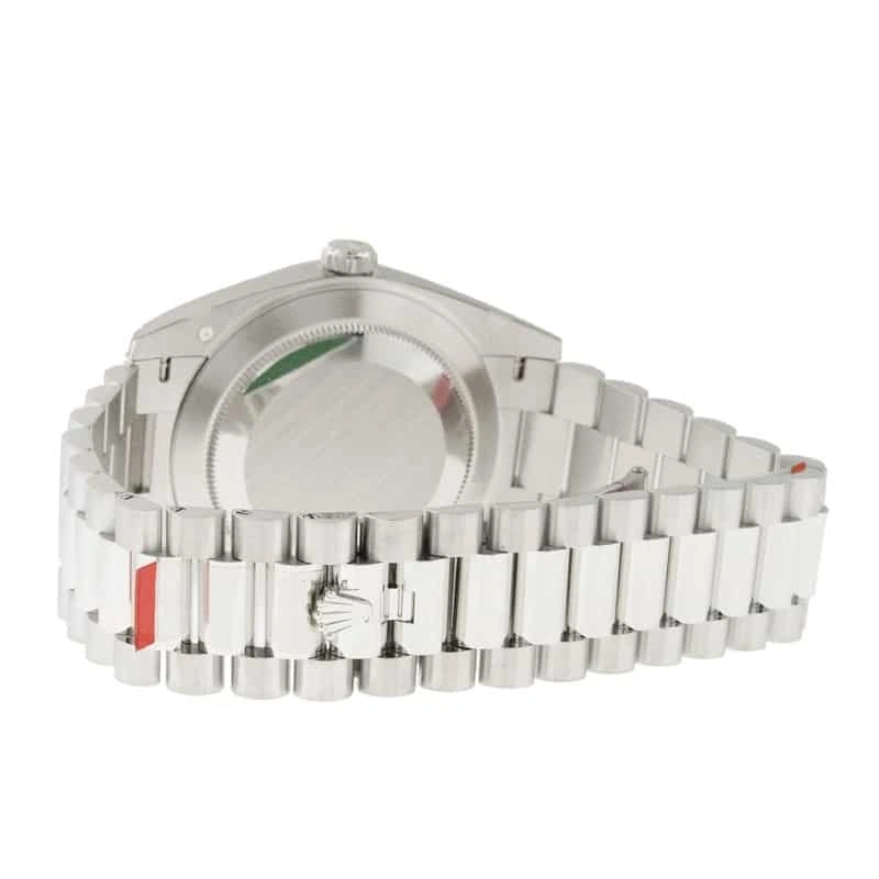 Reptime AllSeason Rolex Day-Date 228206 “Black Diagonal Dial”  Copy 1: 717