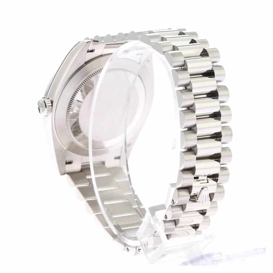 Reptime Effortless Rolex Day-Date 228206 “Ice Blue Baguette”  Duplicate 720